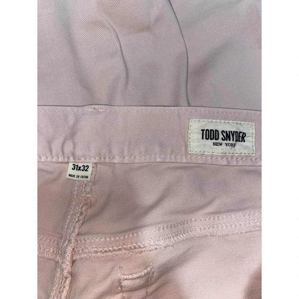 Todd Snyder NYC Stretch 5 Pocket Chino Men's size 31X32 in‎ Pink